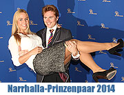 Narrhalla Prinzenpaar 2014: Prinz Alexander II. (De Branco) und Prinzessin Prinzessin Lisa I. (Wörschhauser) (©Foto: Masrtin Schmitz)